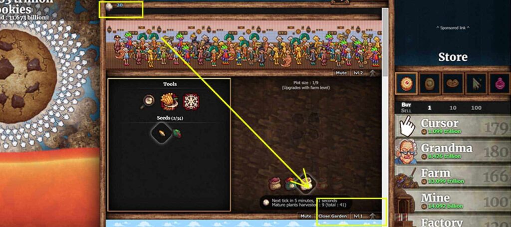 Cookie Clicker Garden Guide to Unlocking Every Seed 1 Access the garden