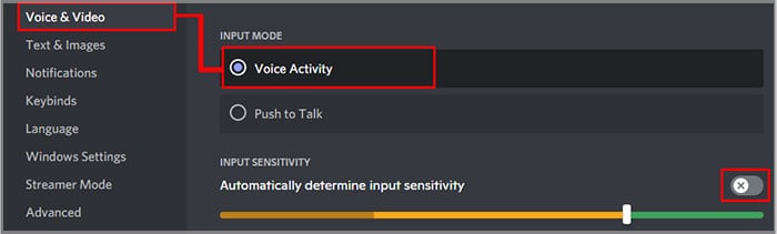 Adjust-input-sensitivity
