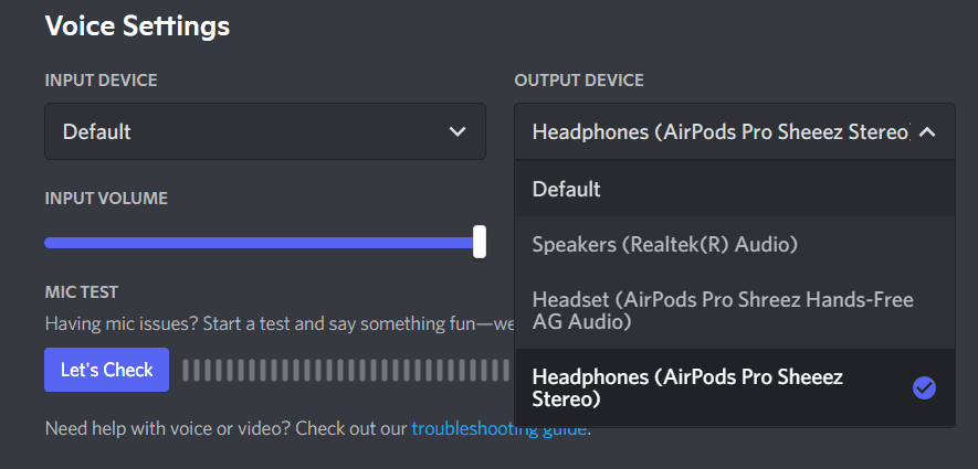 Audio device