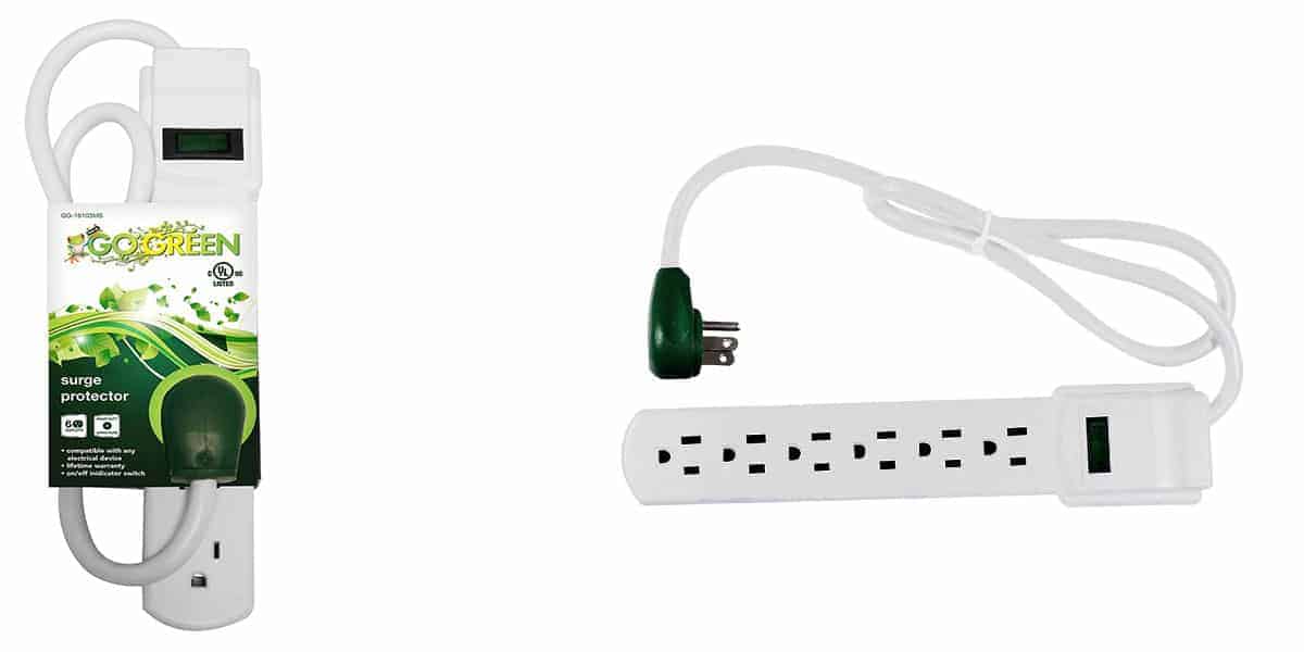 GoGreen Power GG-16103MS 6 Outlet Surge Protector