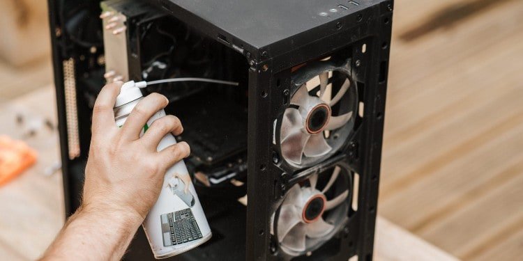How to clean dust from a PC
