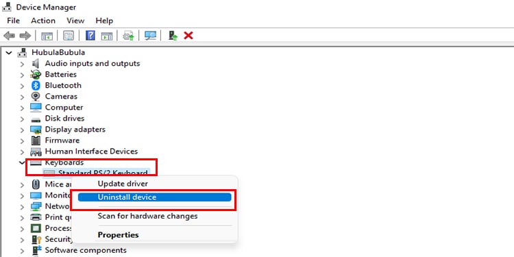 Keyboard Device Driver