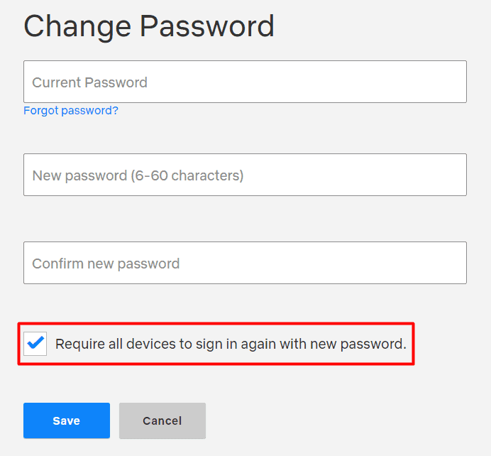 Password Change