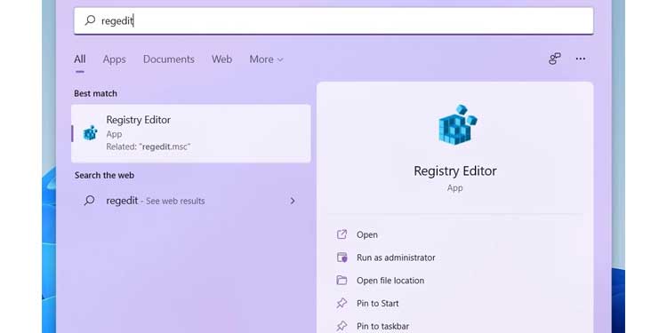 Registry Editor