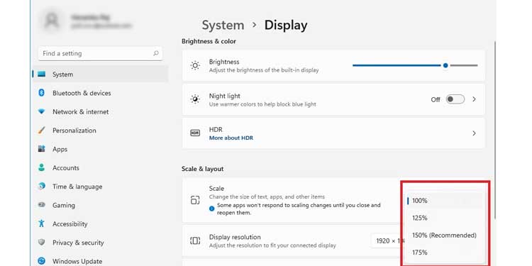 Scale Taskbar