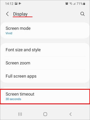 Screen-timeout-android