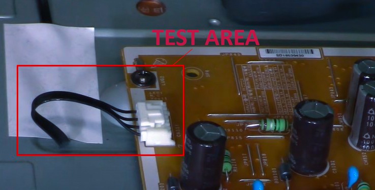 Test area to check backlight issue