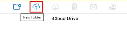 Upload folder icloud drive
