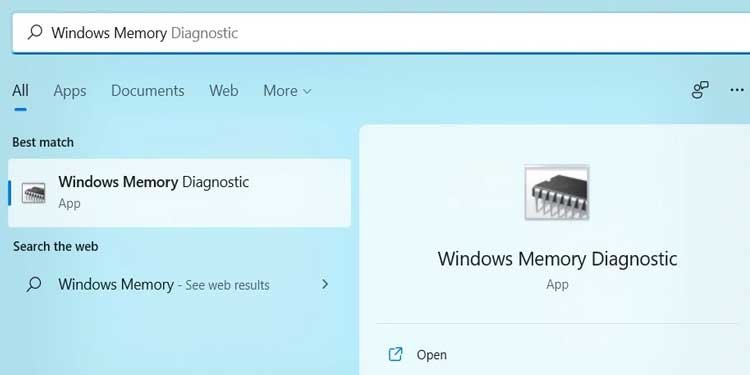 Windows Memory Diagnostic