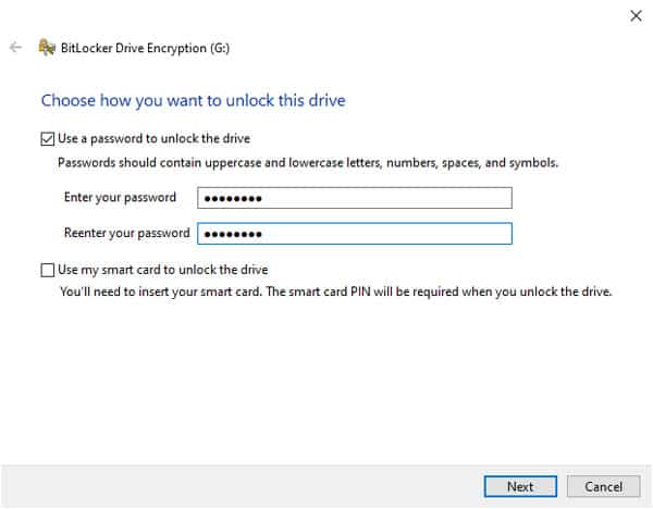 bitlocker-unlock-drive-method-password-smart-card