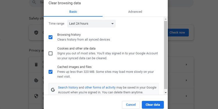 How To Fix ERR_CONNECTION_RESET 5 clear browser cache cookies