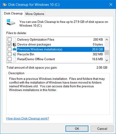 disk-cleanup-previous-windows-installation