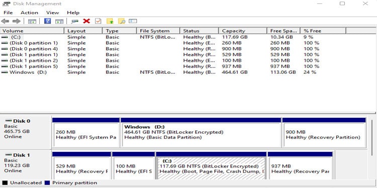 disk management