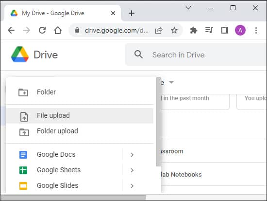 google-drive-website-file-upload