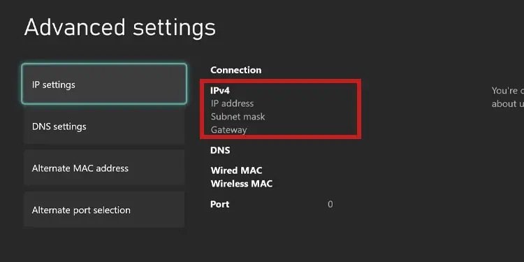 ipv4 info