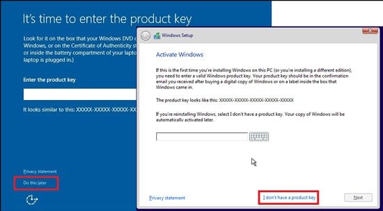 no-product-key-windows