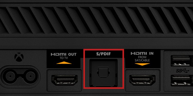 optical connection s/pdif 