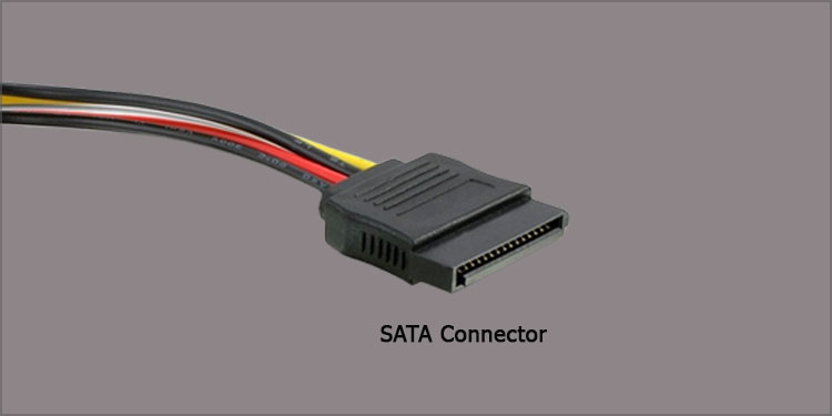 How to Connect SATA Power Cable 2 sata-connector