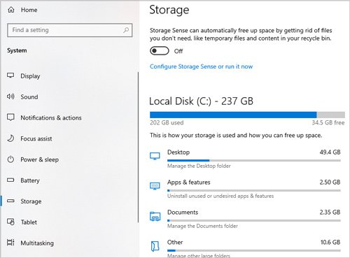 How To Add More Storage To PC 11 storage-sense-check-storage-on-pc
