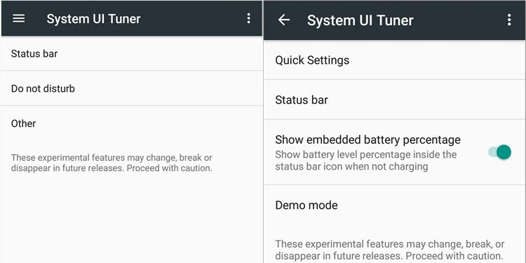 System UI Tuner