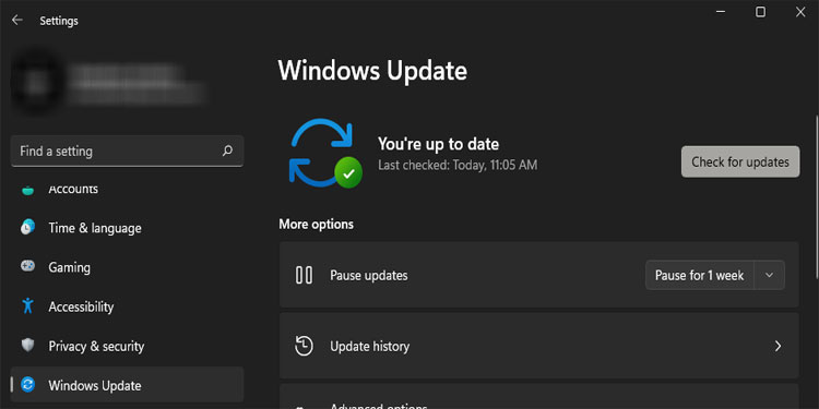update windows usb not working