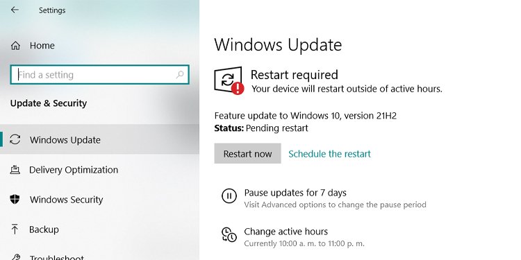 update windows