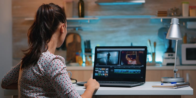 How Much Storage Do I Need On My Laptop 4 video-editor-working-on-laptop