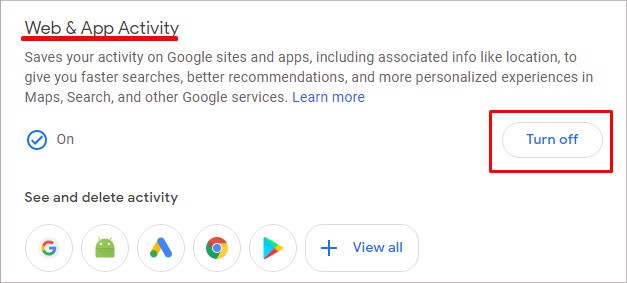 web-and-app-activity-turn-off
